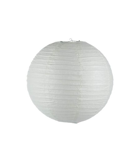 Lanterne Boule en Papier Générique 45cm Blanc