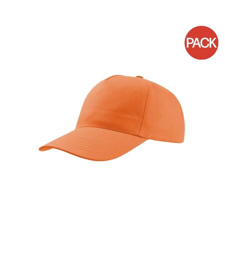 Lot de 2  casquettes start adulte orange Atlantis