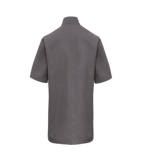 Veste de cuisinier adulte gris acier Premier