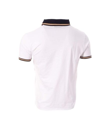 Polo blanc/marine homme rms26 91318 - 3xl