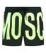 Short De Bain Motif Logo Homme Jaune Noir Moschino-1