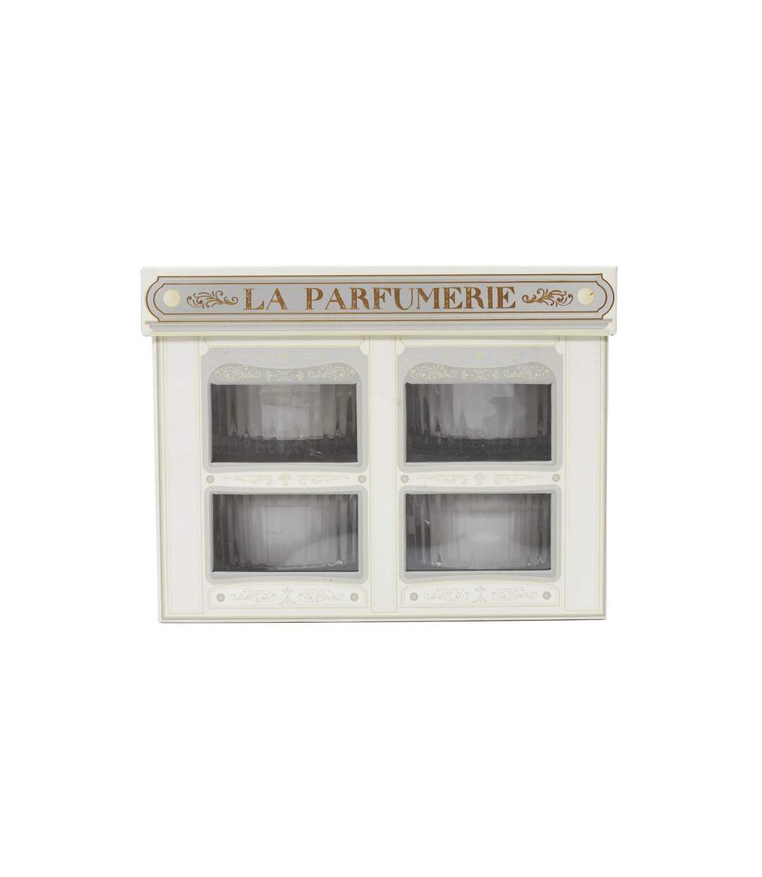 Coffret 4 Bougies Parfumées Parfumerie 35g Blanc-1