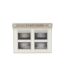 Coffret 4 Bougies Parfumées Parfumerie 35g Blanc-1