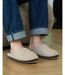 Isotoner Chaussons Mules homme polaire, chauds, semelle confort-2