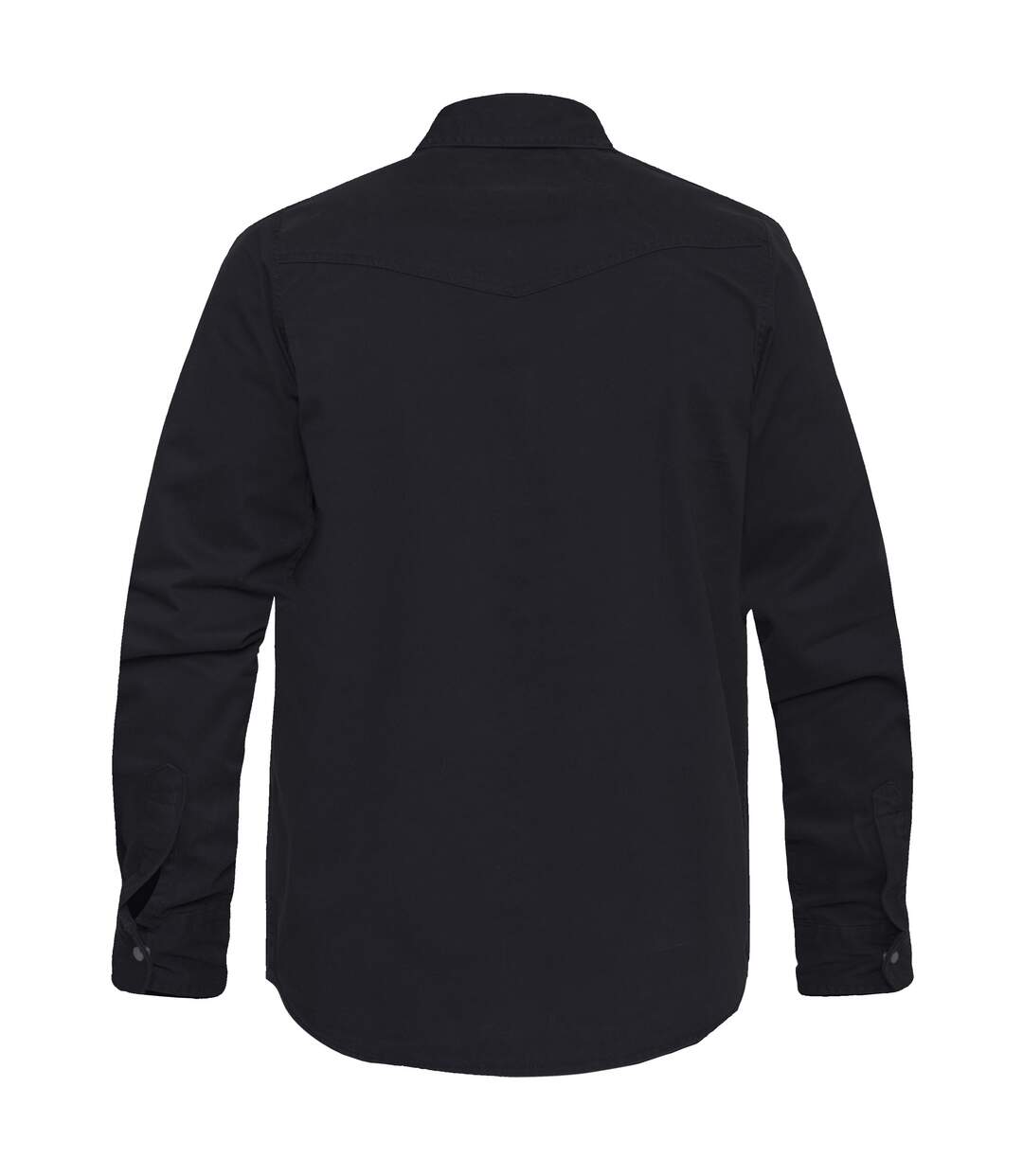Duke Mens Western Style Denim Shirt (Black) - UTDC101-2