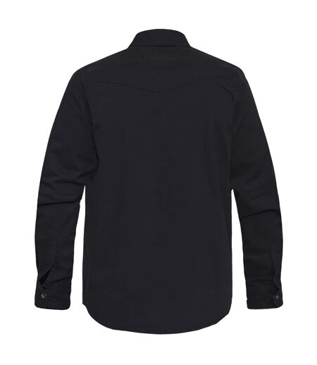 Duke Mens Western Style Denim Shirt (Black) - UTDC101