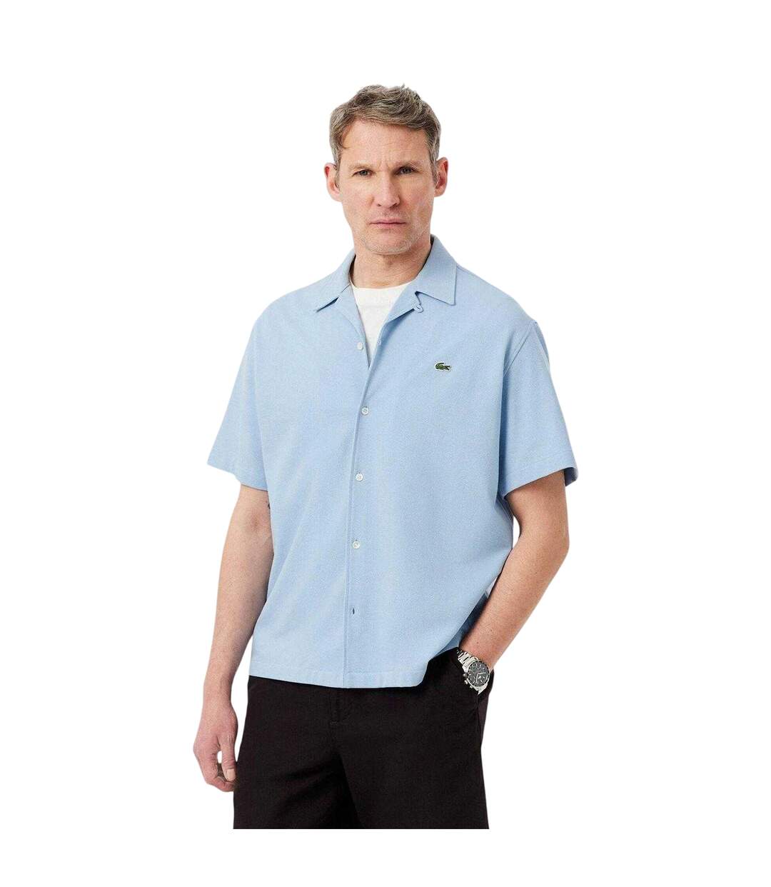 Chemise Homme Bleu Lacoste-4