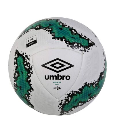 Umbro - Ballon de foot NEO SWERVE PREMIER FQ (Blanc / Noir / Vert / Vert) (Taille 5) - UTUO1893