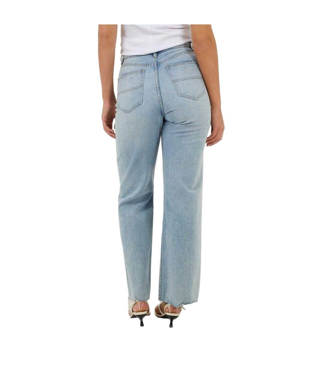 Jean Motif/style Usé Femme Bleu Pâle Brave Soul-3