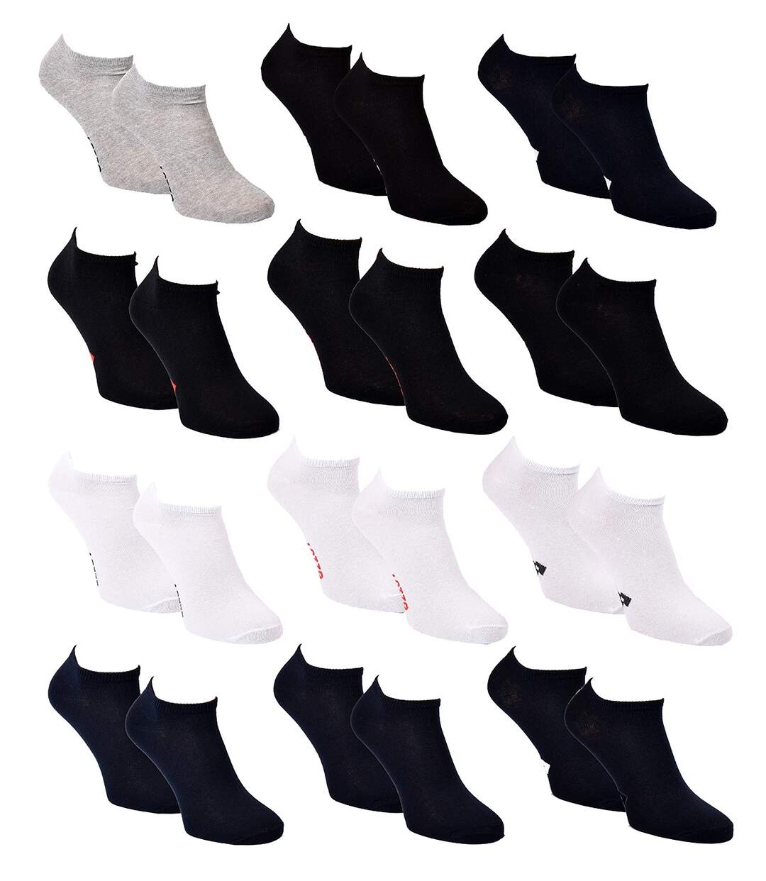 Chaussettes Homme LOTTO Pack de 12 paires SNEAKER 4914