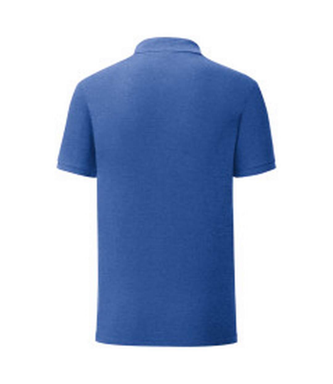 Polo iconic homme bleu roi chiné Fruit of the Loom