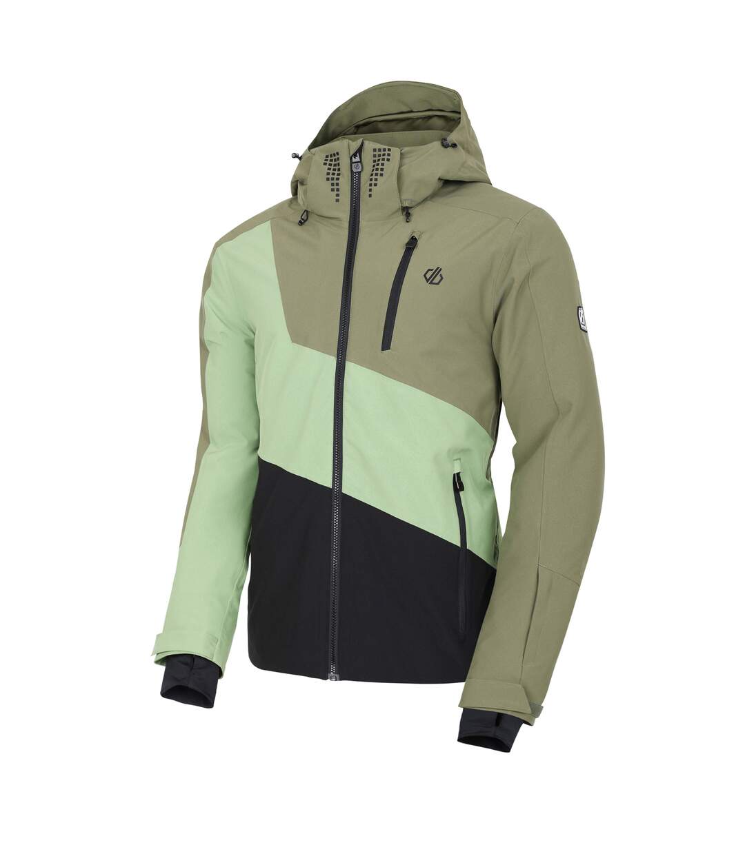 Blouson de ski baseplate homme vert olive / vert piquant Dare 2B-3