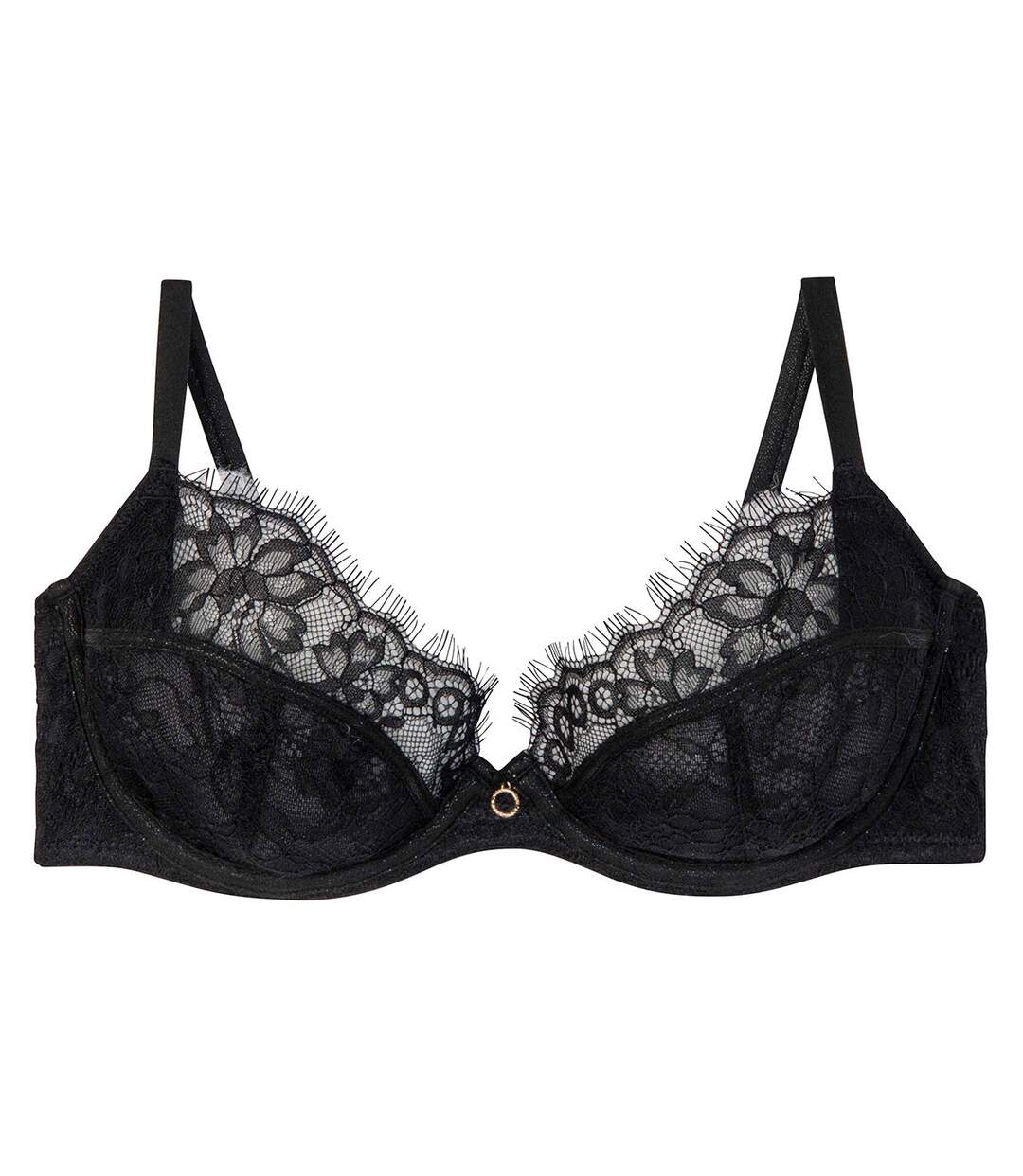 Soutien-gorge à armatures noir Sabbat-1