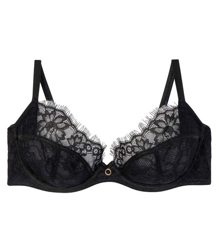 Soutien-gorge à armatures noir Sabbat