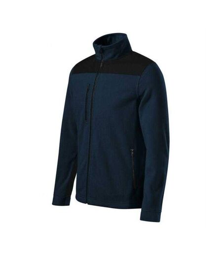 Veste Polaire Effect Homme Bleu Marine Foncé Rimeck