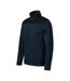 Veste Polaire Effect Homme Bleu Marine Foncé Rimeck-1
