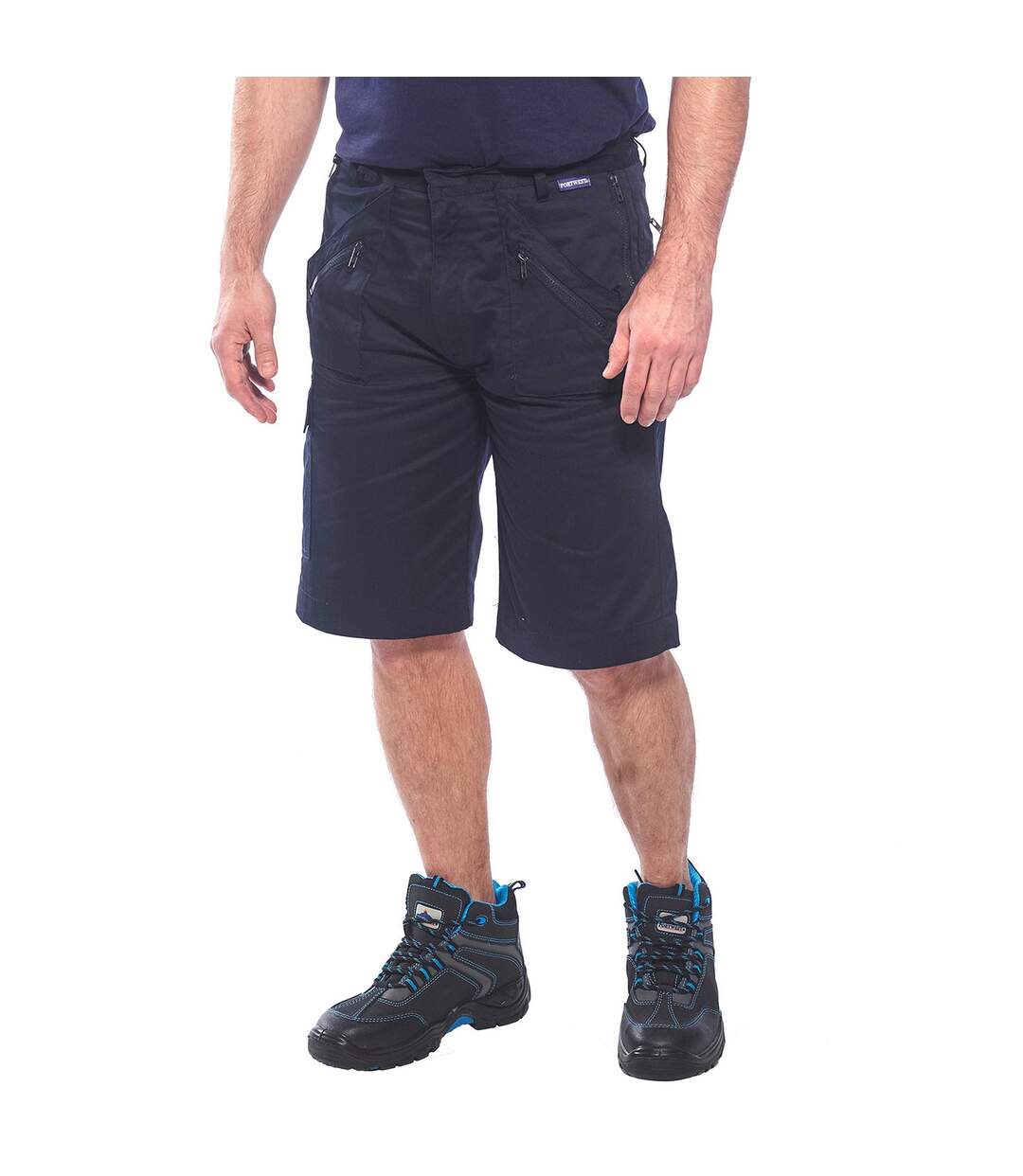 Short action homme bleu marine foncé Portwest-2