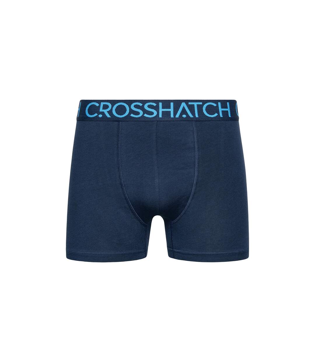 Pack Of 3  Mens Chasma Boxer Shorts  Navy Crosshatch-4