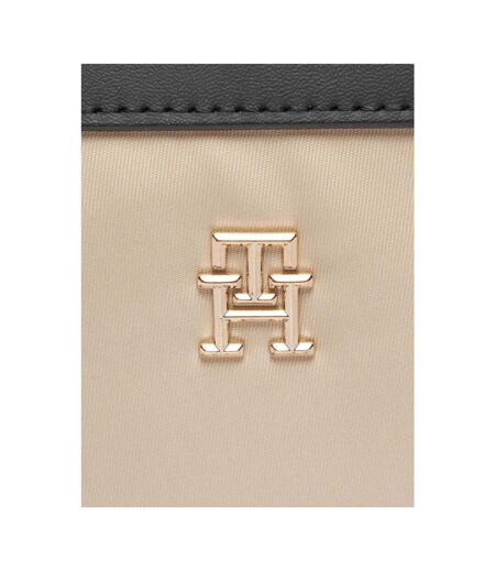 Sac À Main Femme Taille Unique Crème Noir Tommy Hilfiger