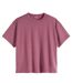 Womens/ladies Vintage Cotton T-shirt Berry Levis-2