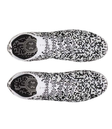 Chaussures De Foot Pour Terrain Ferme Motif/style Pixelisé Elite Adulte Noir Blanc Under Armour