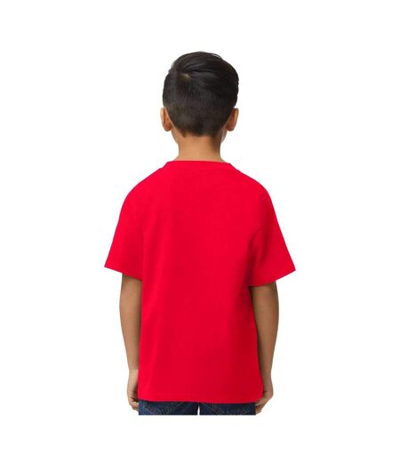 Gildan T-Shirt enfant/enfant de poids moyen au toucher doux (Rouge) - UTBC5620