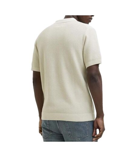 Polo beige/blanc homme jack & jones aston split