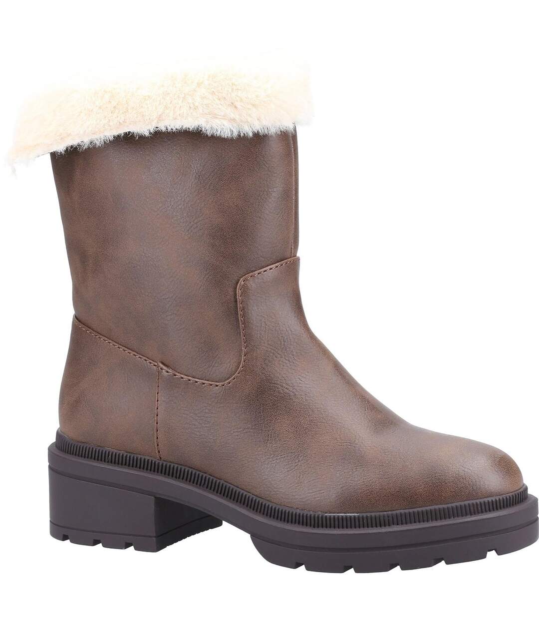 Bottes mi-hautes idea femme marron Rocket Dog-1