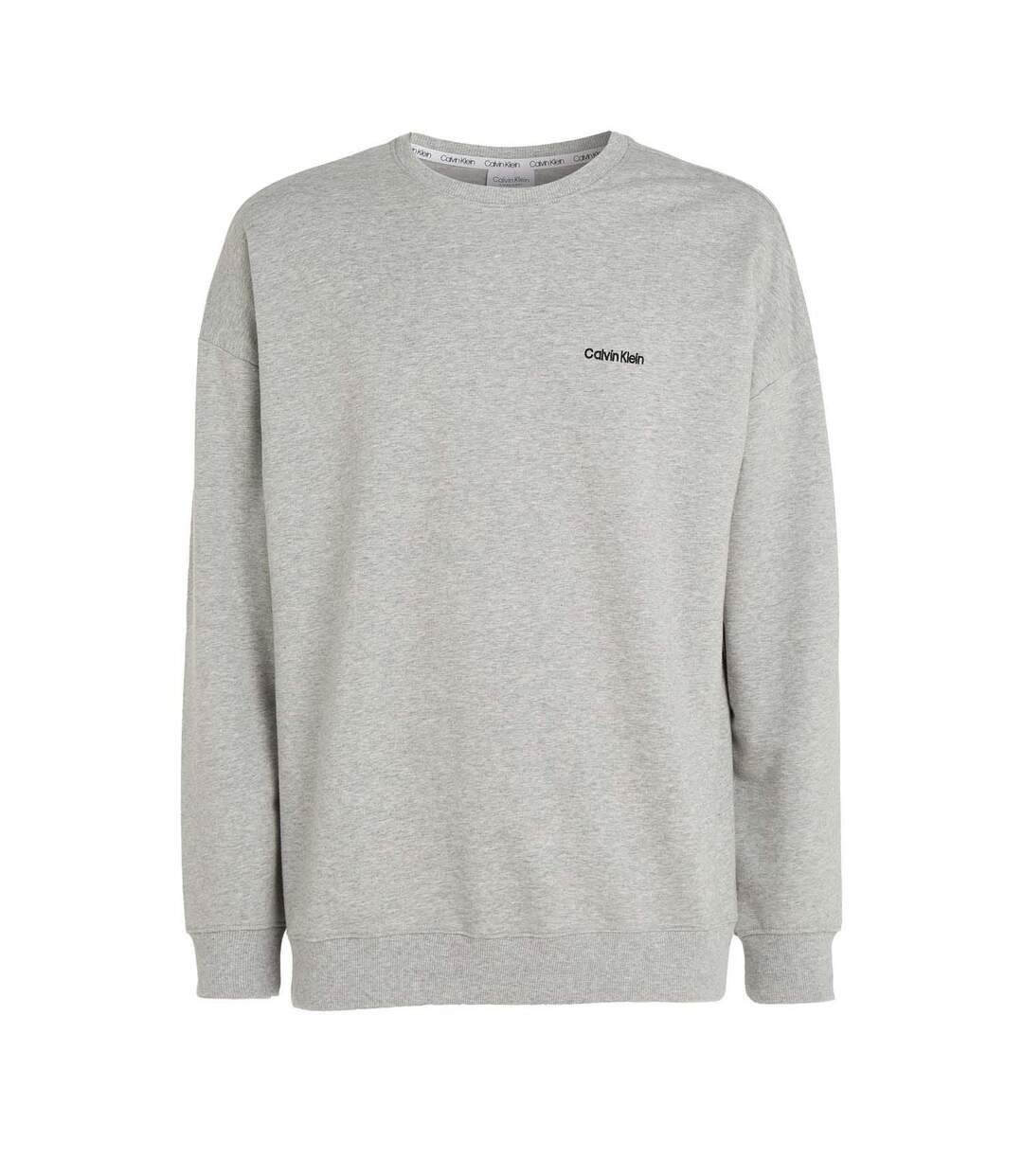Mens Lounge Sweatshirt Grey Calvin Klein-1
