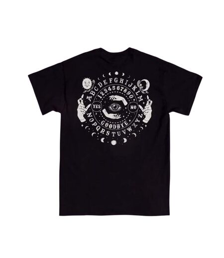 Unisex Adult Spirit Board Back Print T-shirt Black Truffle Shuffle