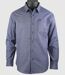 CHALLENGER TEVA1 — Chemise à carreaux manches longues bleu chiné : chaleur et aisance en flanelle-3