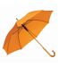 Parapluie Droit Motif/style Poignée En Bois Tango 89 Cm X 103 Cm Orange L-Merch-1