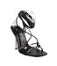 Sandales Gladiateur Femme Noir Chic-1