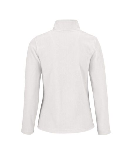 B&C Womens/Ladies ID.501 Fleece Jacket (White) - UTBC5425