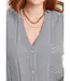 Gilet boutonné manches longues-4