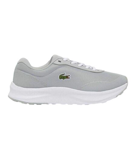 Mens Neo Runbase Mesh Cushioned Trainers Grey White Lacoste