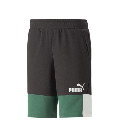 Short noir/vert homme puma ess block - s
