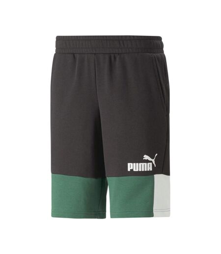 Short noir/vert homme puma ess block - s