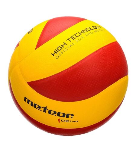 Ballon De Volley-ball Chili Mini Jaune Rouge Meteor