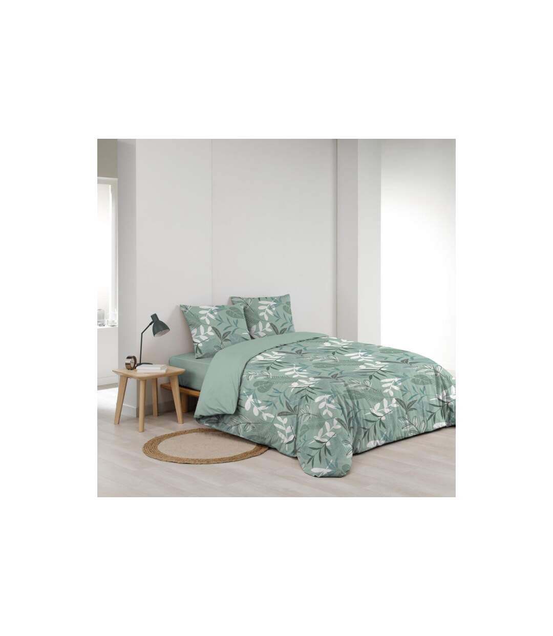 Parure de Lit 3 Pièces Kimberly 240x220cm Sauge-2
