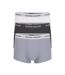 X3 boxers noir/blanc/gris homme guess trunk - l-1