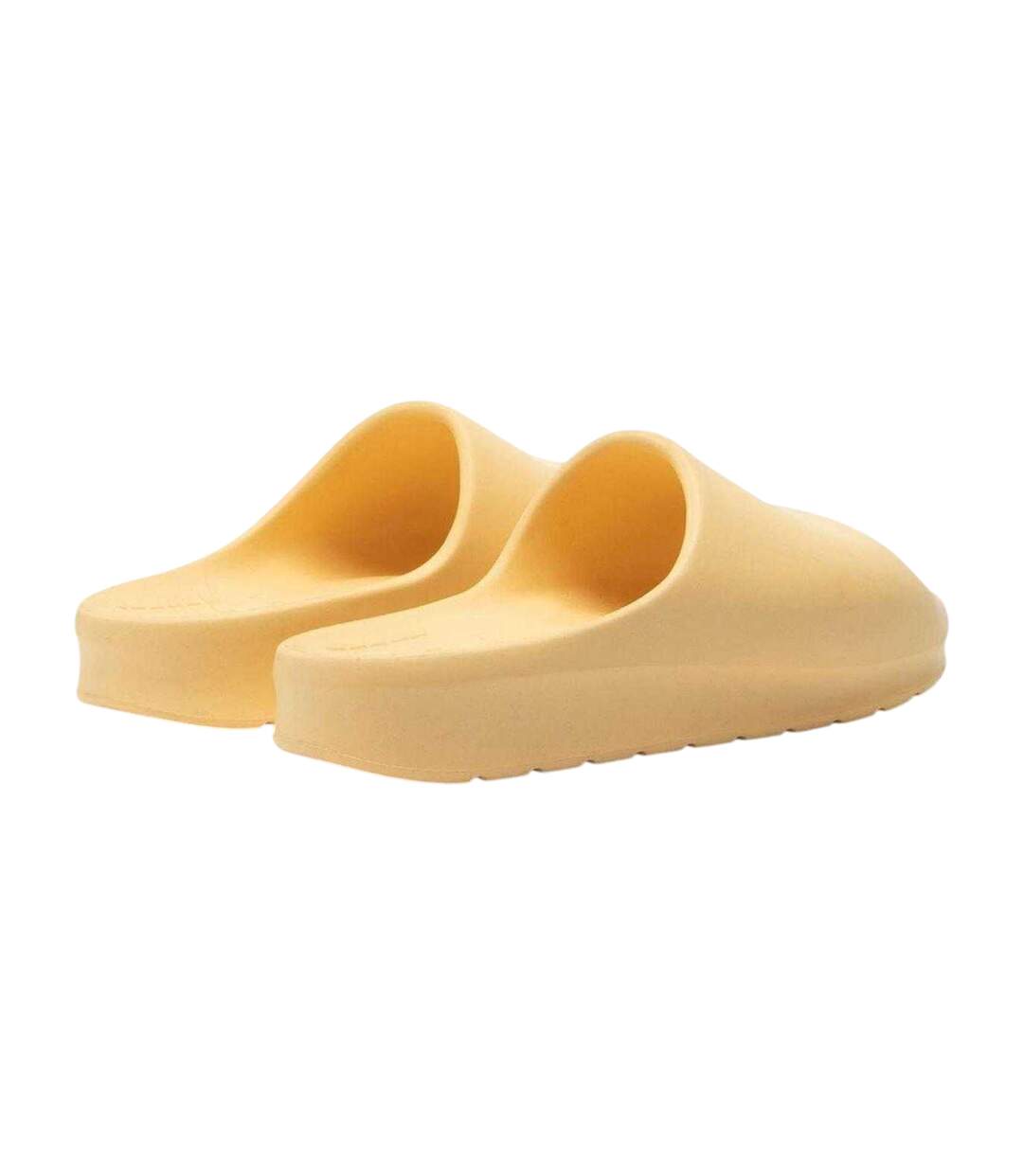 Claquettes Vacances Motif/style Crocodile Serve Homme Jaune Lacoste-2