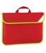 Quadra Enhanced-Viz Book Bag - 4 Liters (Classic Red) (One Size) - UTBC752