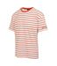 T-shirt Shorebay Homme Blanc Rouge Orangé Regatta-4