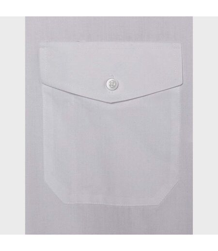 Premier Mens Short Sleeve Pilot Plain Work Shirt (White) - UTRW1086