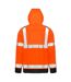 Mens Prism Pu Heavy Duty Jacket Fluorescent Orange Black Result Recycled-3