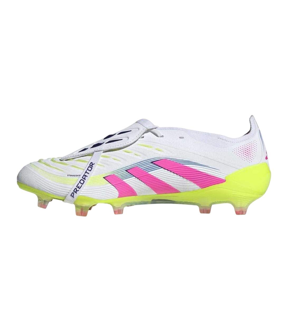 Chaussures De Foot Pour Terrain Ferme Motif/style Se Rabat Sur L´avant Predator Elite Homme Blanc Rose Adidas-3