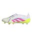 Chaussures De Foot Pour Terrain Ferme Motif/style Se Rabat Sur L´avant Predator Elite Homme Blanc Rose Adidas-3