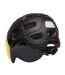 Casque de vélo noir adulte cairn quartz visor led - l-2