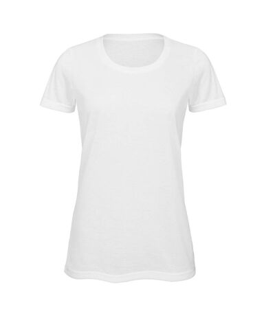 T-shirt femme blanc B&C